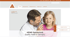 Desktop Screenshot of heine.com